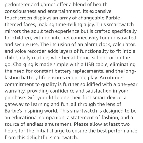 🧚🏼BARBIE DREAMTOPIA INTERACTIVE SMART WATCH - Picture 13 of 13